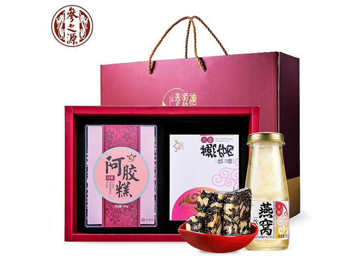 阿膠糕燕窩飲品禮盒